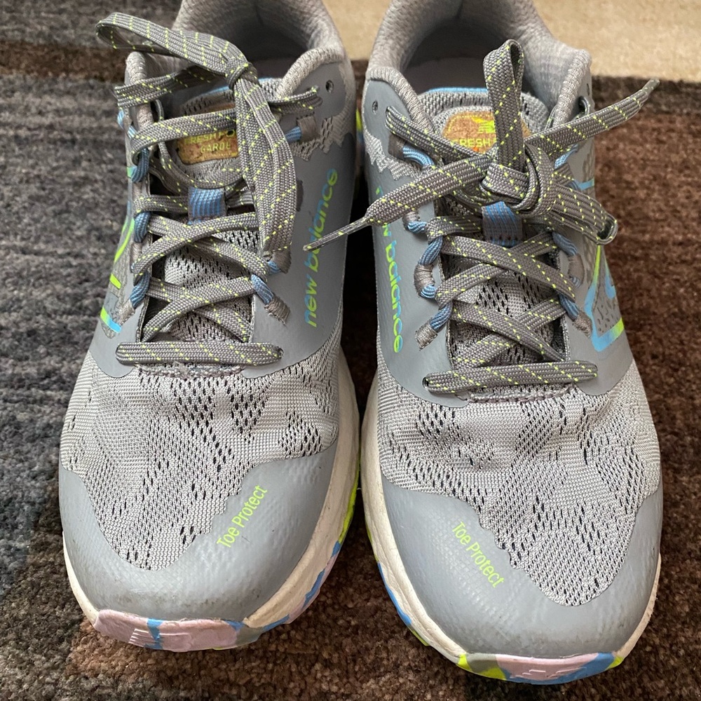 New Balance Gray and Blue Athletic Shoes